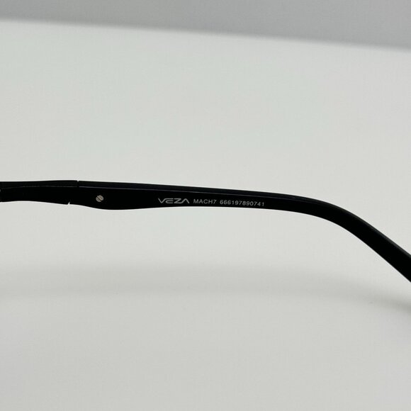 Veza Eyeglasses Eye Glasses Frames Mach7 Black 62-15-135 - Picture 5 of 6